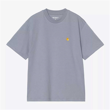 Carhartt WIP W´ s/s Chase T-shirt Shady Blue / Gold